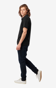 Boomerang - JOE ORGANIC COTTON S.S. POLO PIQUE - Black