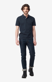 Boomerang - Joe polo piqué - Blackish navy