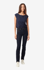 Boomerang - Asta denim 5-pocket - Dark Indigo