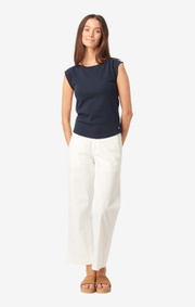 Boomerang - FREJUS PIQUÉ TOP - Midnight blue