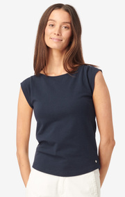 Boomerang - FREJUS PIQUÉ TOP - Midnight blue
