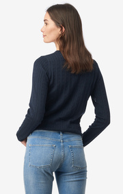 Boomerang - Mejram cable cardigan - Night sky