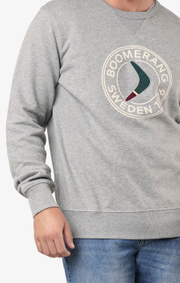 Boomerang - Booomerang sweat crew neck - Lt grey melange