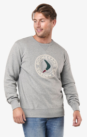 Boomerang - Booomerang sweat crew neck - Lt grey melange