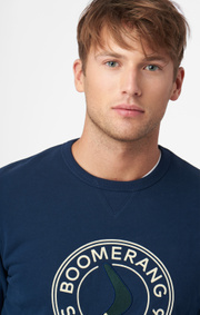 Boomerang - BOOMERANG SWEAT CREW NECK - Blue steel