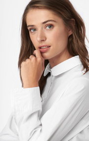 White poplin shirt unni