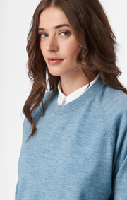 MERINO SWEATER O-NECK KIRA