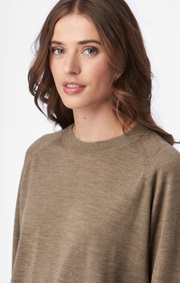 MERINO SWEATER O-NECK KIRA