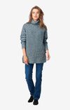 TURTLE NECK SWEATER UNN MELANGE