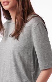 Boomerang - ELVA T - Lt grey melange