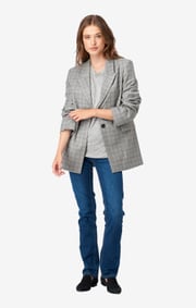 Checked blazer amy