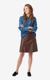 Leather skirt vera