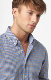 TWO COLOUR GINGHAM POPLIN SHIRT REGULAR FIT BD