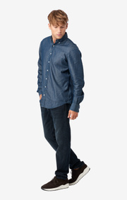 Indigo dot shirt regular fit bd