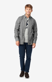 HEATHER CHECK SHIRT REGULAR FIT BD