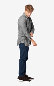 HEATHER CHECK SHIRT REGULAR FIT BD