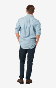 Chambray shirt slim fit bd