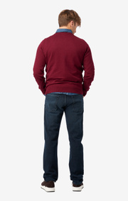 COTTON CASHMERE CREW NECK SWEATER