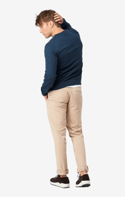 COTTON CASHMERE CREW NECK SWEATER