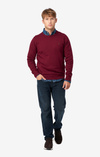 COTTON CASHMERE CREW NECK SWEATER
