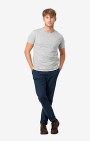 Boomerang - BASIC UNDER TEE - Lt grey melange