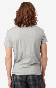 Boomerang - JARL V-NECK T-SHIRT - Lt grey melange