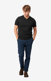 Boomerang - Jarl v-neck t-shirt - Black