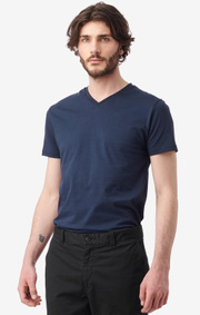 Boomerang - Jarl v-neck t-shirt - Midnight blue