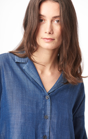 Kajsa indigo shirt
