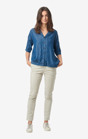 Kajsa indigo shirt