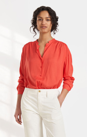 Boomerang - Flora blouse - Tomato red