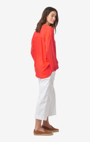 Boomerang - Flora blouse - Tomato red