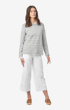 MALVA STRIPED JERSEY TOP