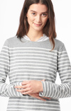 MALVA STRIPED JERSEY TOP