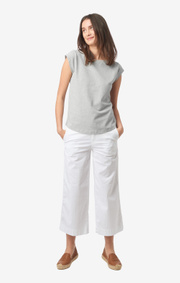 Frejus solid piqué top