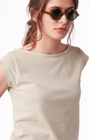 Boomerang - FREJUS SOLID PIQUÉ TOP - Putty