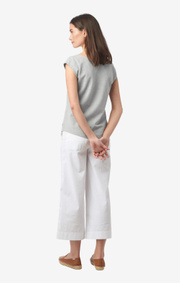 Frejus solid piqué top