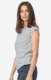 FREJUS STRIPED PIQUÉ TOP