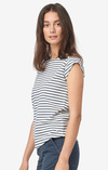 FREJUS STRIPED PIQUÉ TOP