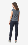 FREJUS STRIPED PIQUÉ TOP