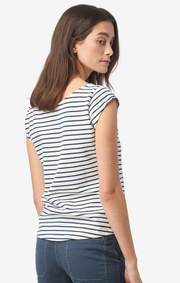 FREJUS STRIPED PIQUÉ TOP