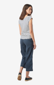FREJUS STRIPED PIQUÉ TOP