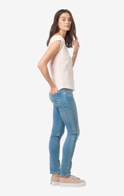 Frejus striped piqué top