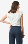 FREJUS STRIPED PIQUÉ TOP