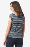 FREJUS STRIPED PIQUÉ TOP