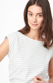 FREJUS STRIPED PIQUÉ TOP