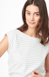 FREJUS STRIPED PIQUÉ TOP