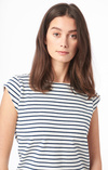 FREJUS STRIPED PIQUÉ TOP