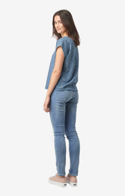 Boomerang - Indigo stripe tee - Indigo