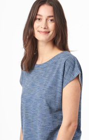 Boomerang - Indigo stripe tee - Indigo